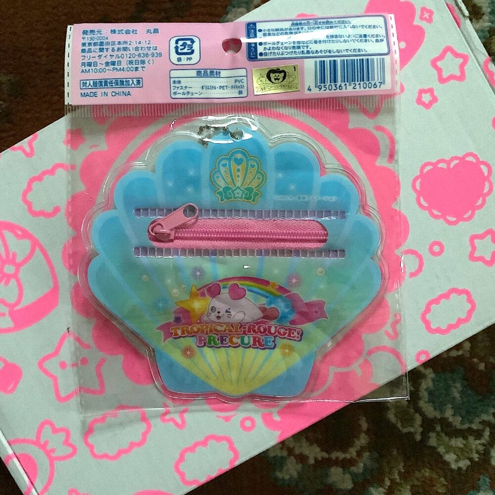 Tropical Rouge! Precure Shell Shaped Coin Pouch - Picture 2 of 2